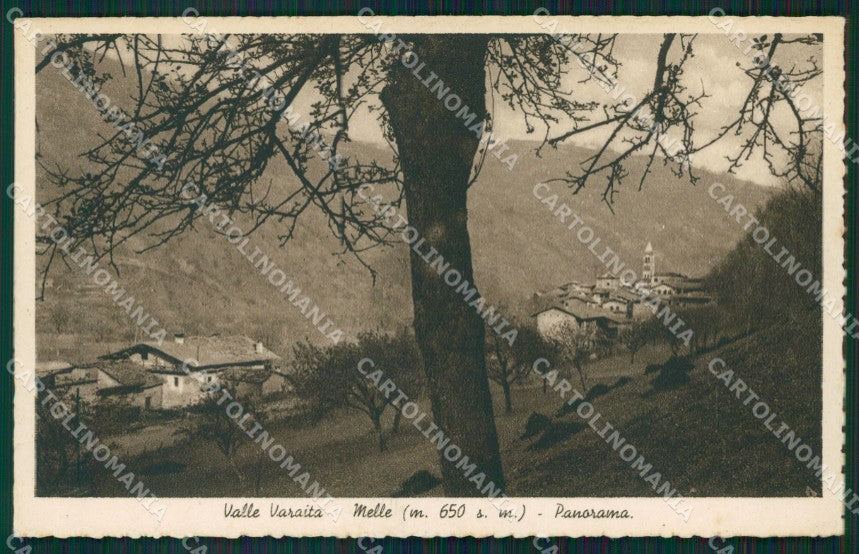 Cuneo Melle Valle Varaita cartolina MT6944 – fronte