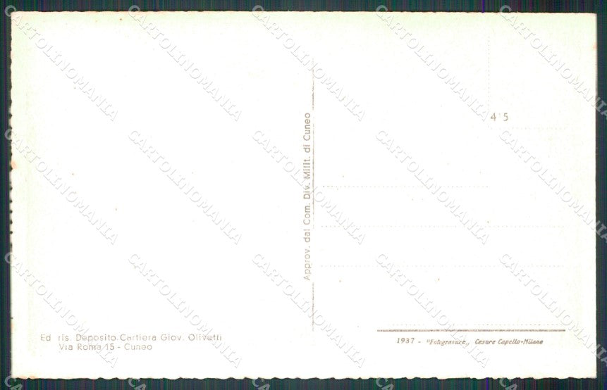 Cuneo Melle Valle Varaita cartolina MT6944 – retro