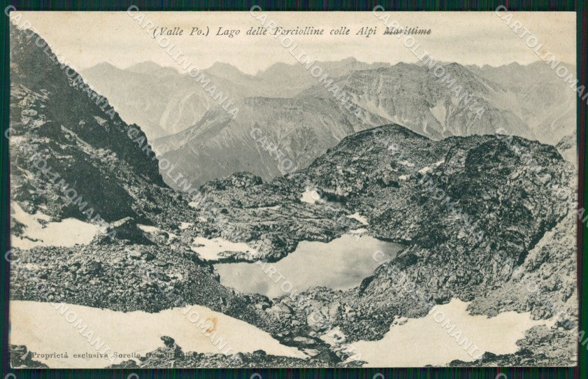 Cuneo Pontechianale Lago delle Forciolline cartolina MT6952 – fronte