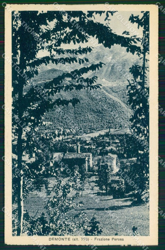 Cuneo Demonte Frazione Perosa cartolina MT6962 – fronte