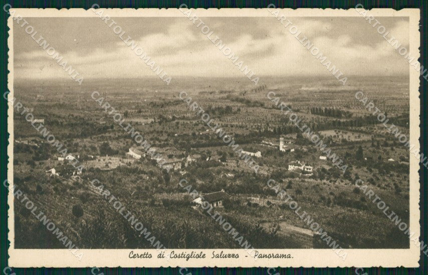 Cuneo Saluzzo Ceretto Costigliole cartolina MT6963 – fronte