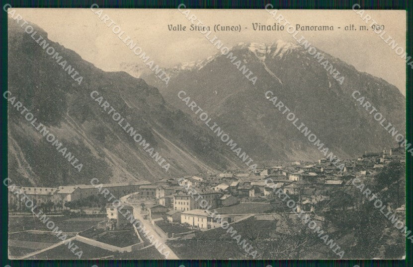 Cuneo Vinadio Panorama cartolina MT6964 – fronte