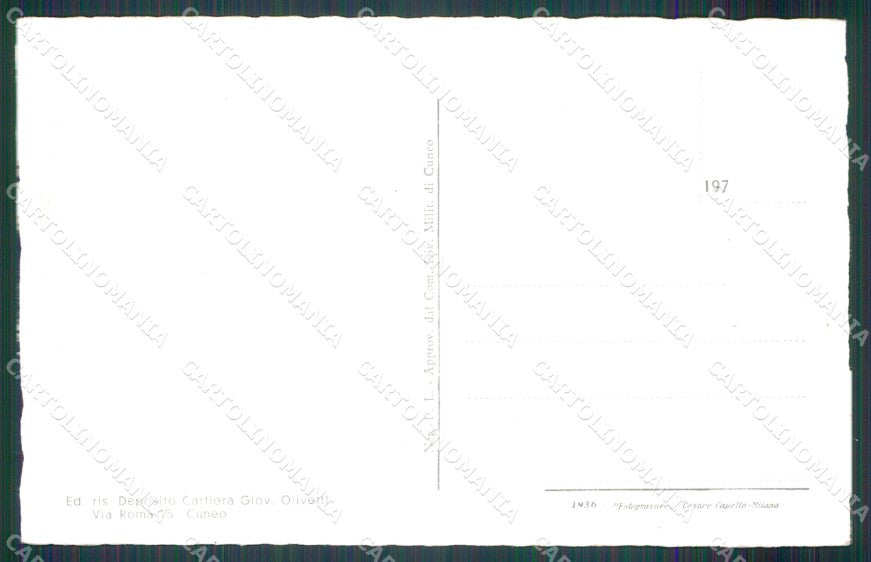 Cuneo San Pietro Monterosso Saretto cartolina MT6979 – retro