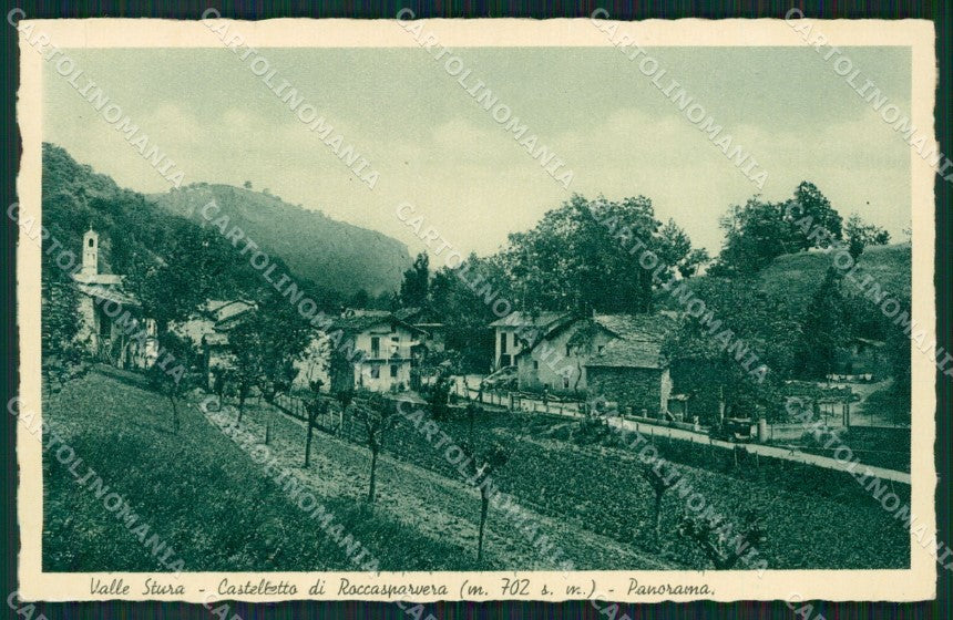 Cuneo Castelletto di Roccasparvera Valle Stura cartolina MT6981 – fronte