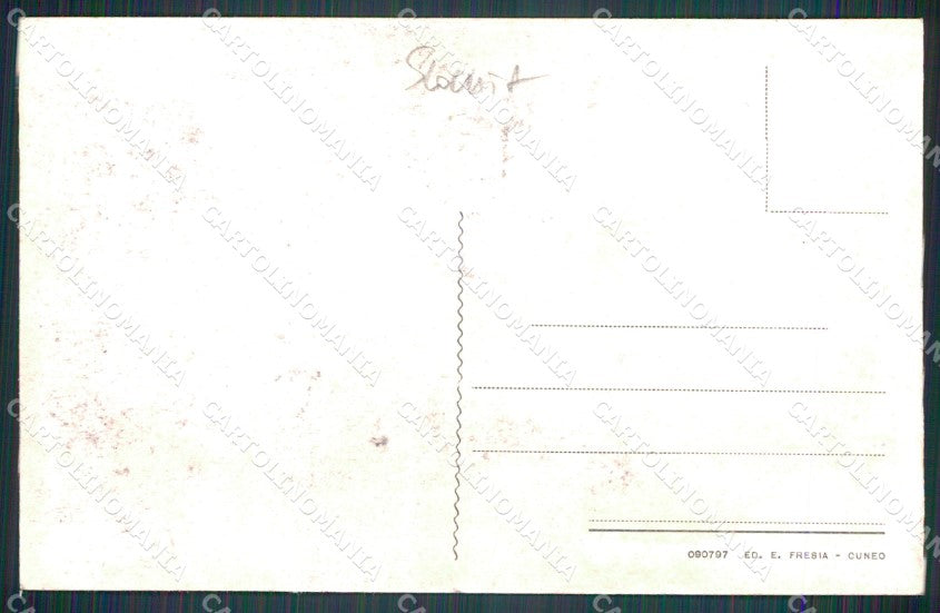 Cuneo Roccavione SCOLLATA cartolina MT6984 – retro