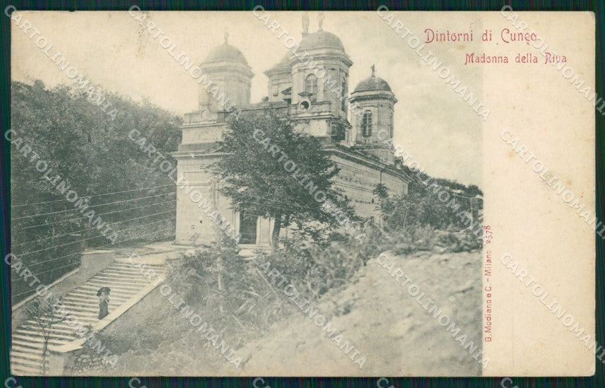 Cuneo Madonna della Riva cartolina MT6989 – fronte