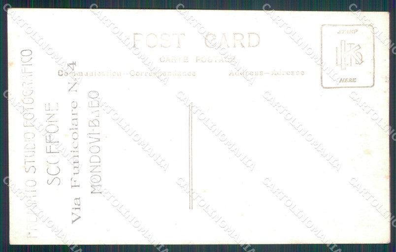 Cuneo Mondovì PIEGA Foto cartolina MT6990 – retro
