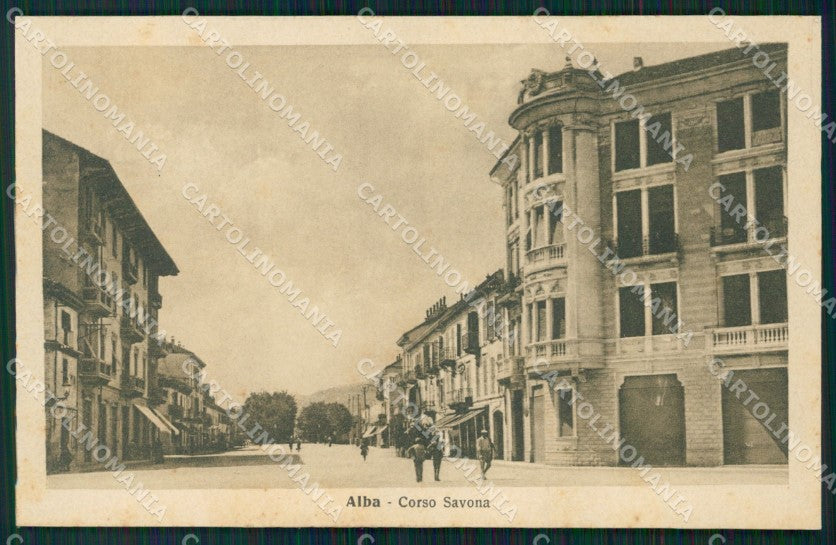 Cuneo Alba Corso Savona cartolina MT6994 – fronte