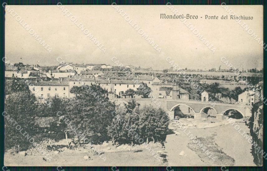 Cuneo Mondovì Breo Ponte del Rinchiuso cartolina MT6996 – fronte