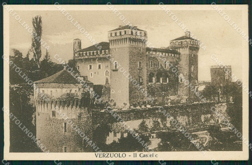 Cuneo Verzuolo Castello cartolina MT7003 – fronte