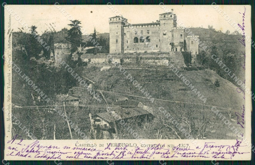 Cuneo Verzuolo Castello cartolina MT7007 – fronte