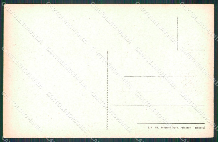 Cuneo Mondovì Pascomonti cartolina MT7010 – retro