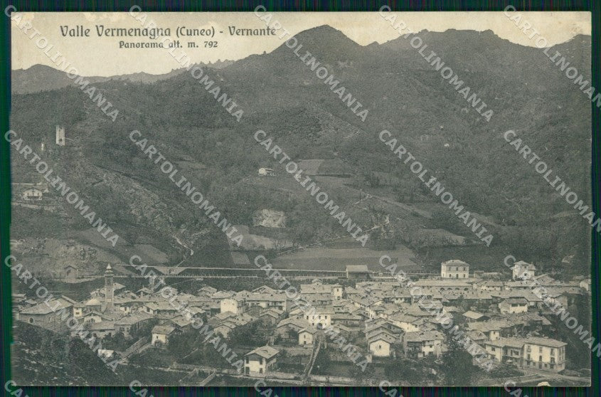 Cuneo Vernante SCOLLATA ABRASA cartolina MT7011 – fronte