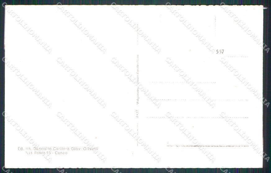 Cuneo Castelletto di Busca cartolina MT7014 – retro