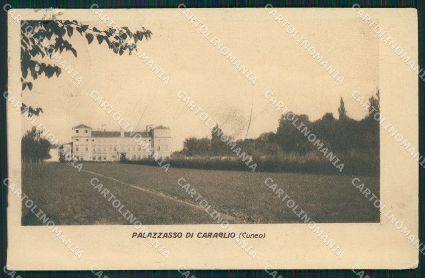 Cuneo Palazzasso Caraglio PIEGA cartolina MT7017 – fronte