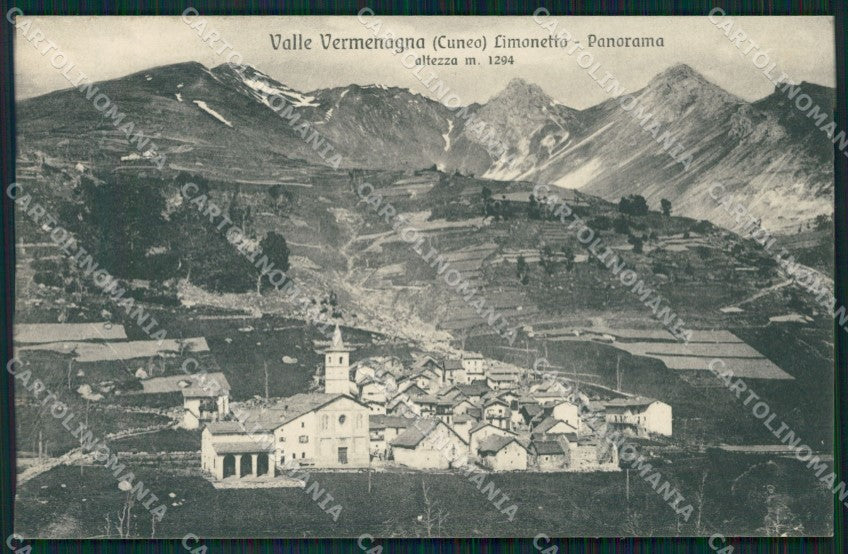 Cuneo Limone Limonetto Piemonte cartolina MT7026 – fronte