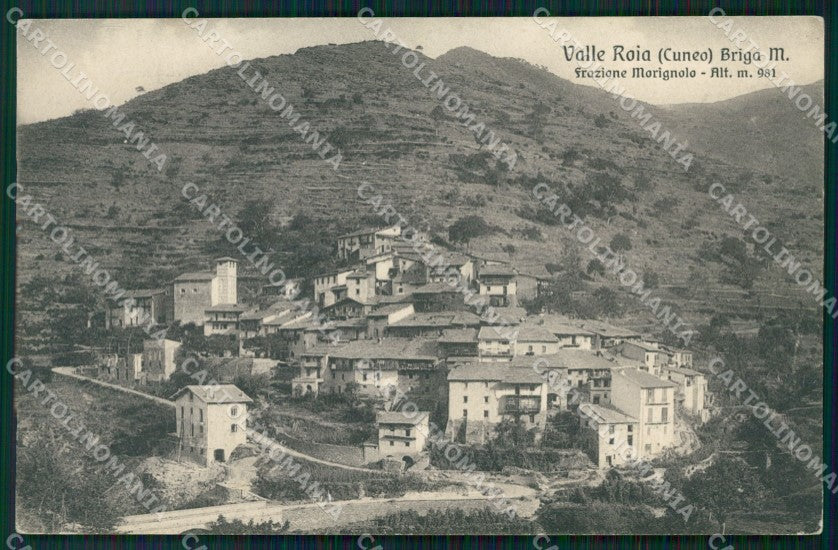 Cuneo Valle Roia Briga Marittima Frazione Morignolo cartolina MT7027 – fronte