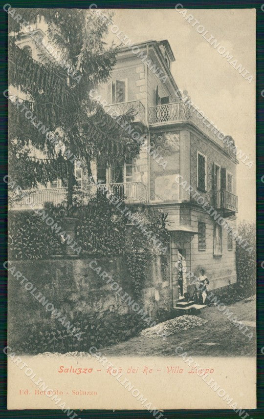 Cuneo Saluzzo Ruà dei Re Villa Luppo cartolina MT7031 – fronte