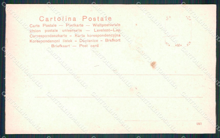Cuneo Saluzzo Ruà dei Re Villa Luppo cartolina MT7031 – retro
