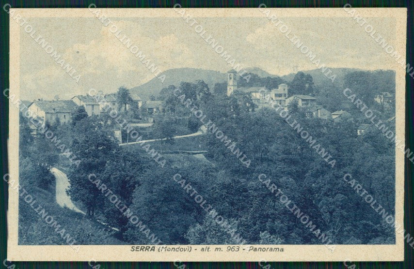 Cuneo Mondovì Serra Panorama cartolina MT7034 – fronte