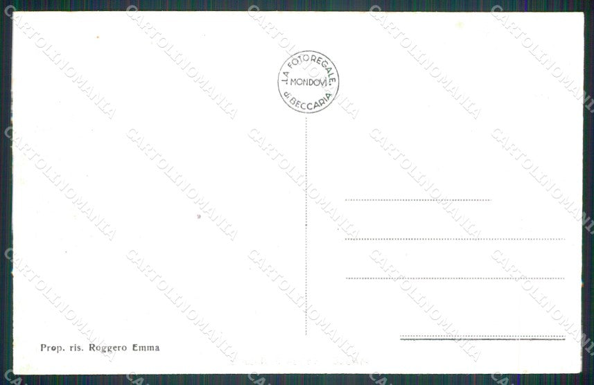 Cuneo Piasco Chiesa Sant'Antonio cartolina MT7037 – retro