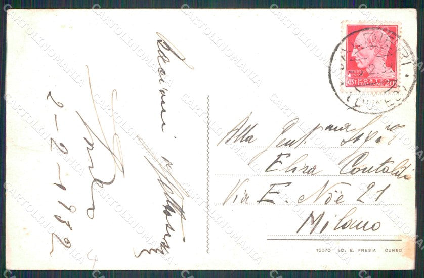 Cuneo Valdieri Terme di Valle Gesso Valle Gesso ABRASA cartolina MT7038 – retro
