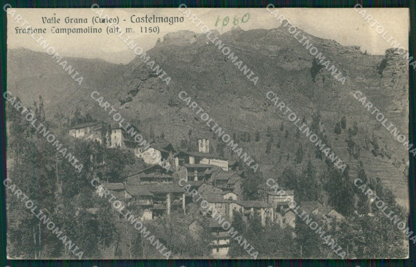 Cuneo Castelmagno Frazione Campomolino Valle Grana cartolina MT7046 – fronte