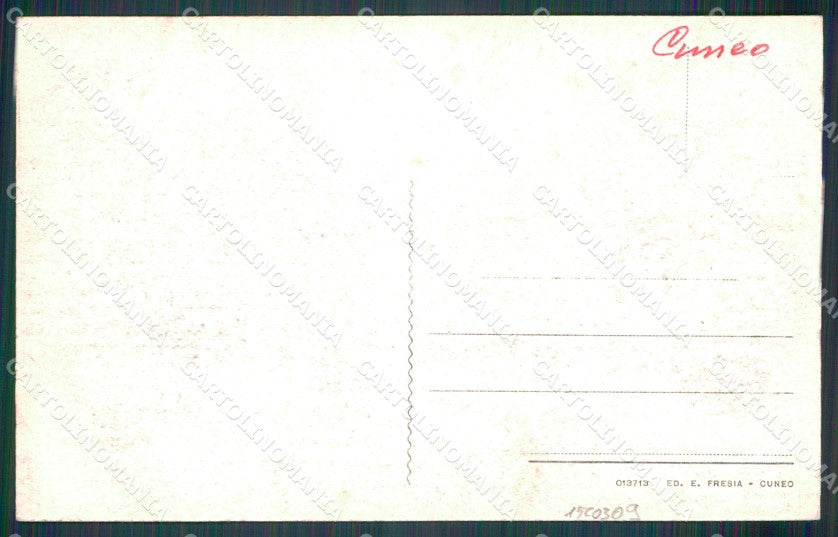 Cuneo Castelmagno Frazione Campomolino Valle Grana cartolina MT7046 – retro