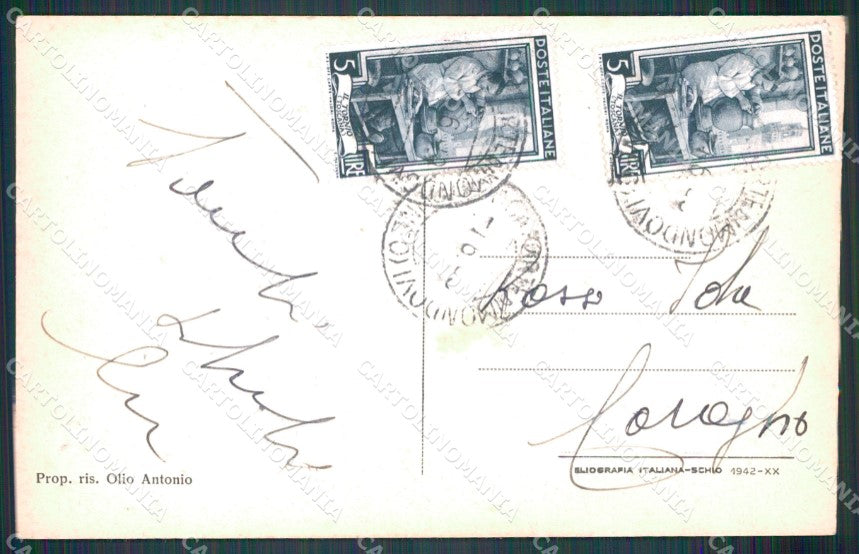 Cuneo Mondovì Roccaforte Norea cartolina MT7049 – retro