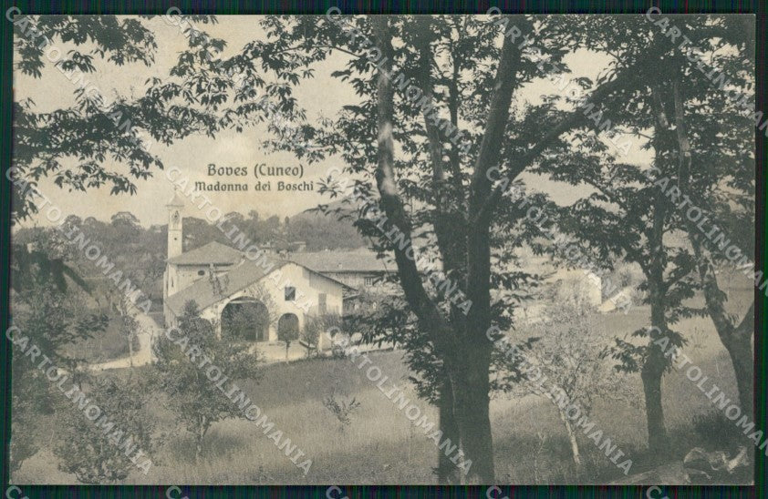 Cuneo Boves Madonna dei Boschi SCOLLATA cartolina MT7054 – fronte