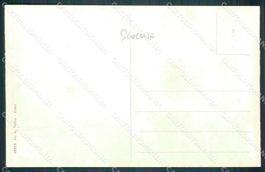 Cuneo Boves Madonna dei Boschi SCOLLATA cartolina MT7054 – retro