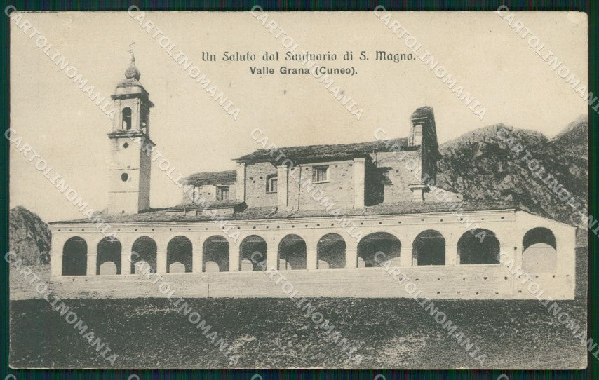 Cuneo Castelmagno Valle GranaSantuario San Magno cartolina MT7057 – fronte