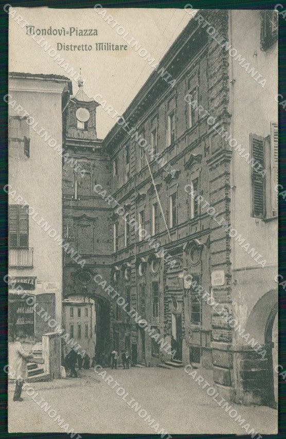 Cuneo Mondovì Distretto Militare PIEGA cartolina MT7058 – fronte