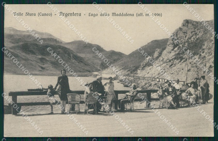 Cuneo Argentera Lago della Maddalena cartolina MT7062 – fronte