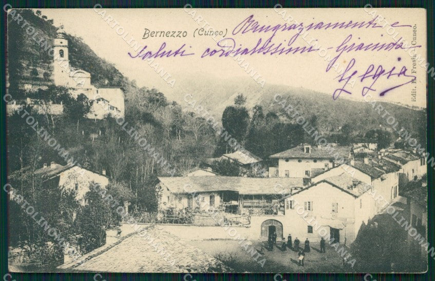 Cuneo Bernezzo cartolina MT7063 – fronte