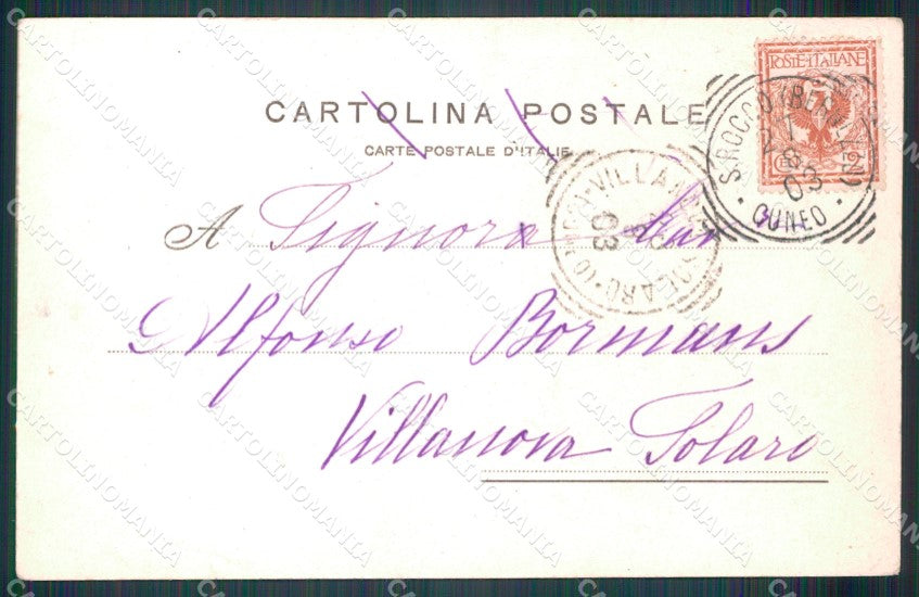 Cuneo Bernezzo cartolina MT7063 – retro