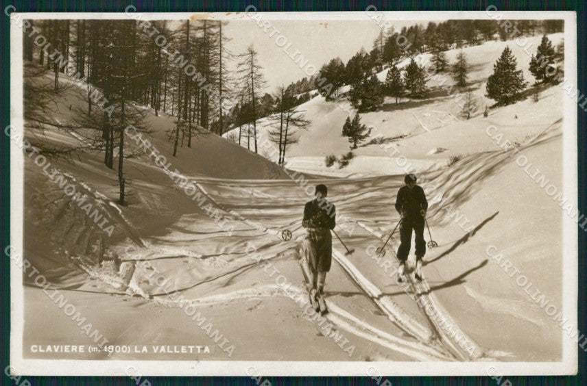 Torino Claviere Sci Foto cartolina MT7094 – fronte