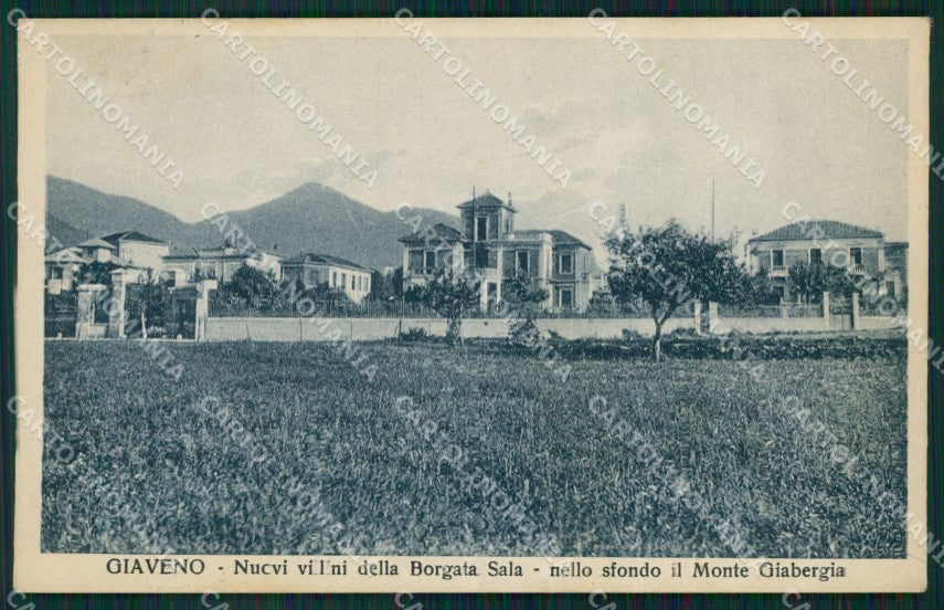 Torino Giaveno Borgata Sala PIEGHE cartolina MT7112 – fronte