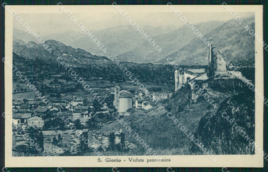 Torino San Giorio Susa Panorama cartolina MT7114 – fronte