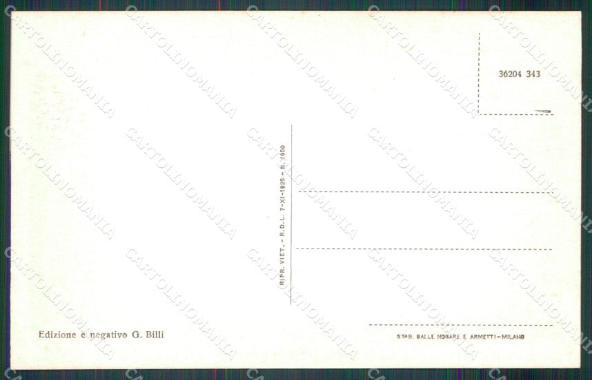 Torino San Giorio Susa Panorama cartolina MT7114 – retro