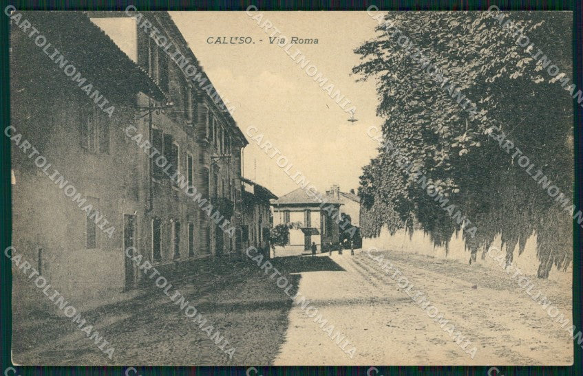 Torino Caluso Via Roma cartolina MT7121 – fronte