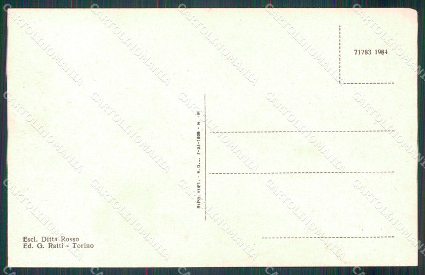 Torino Venaria Reale Via XX Settembre cartolina MT7123 – retro