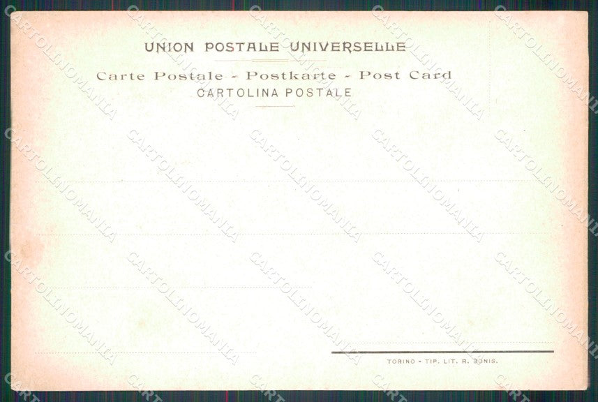 Torino Chivasso Albergo della Posta cartolina MT7138 – retro