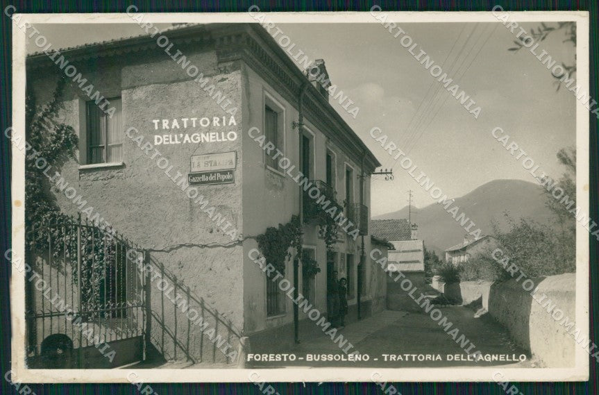 Torino Bussoleno Foresto Trattoria Foto cartolina MT7154 – fronte