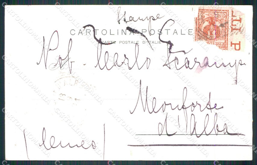 Cuneo Mondovì Santuario cartolina MT7156 – retro