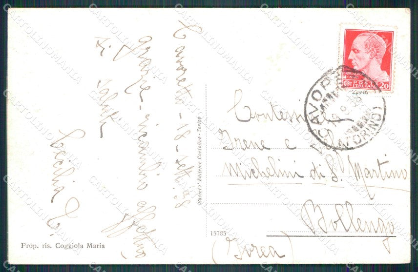 Torino Cavoretto cartolina MT7169 – retro