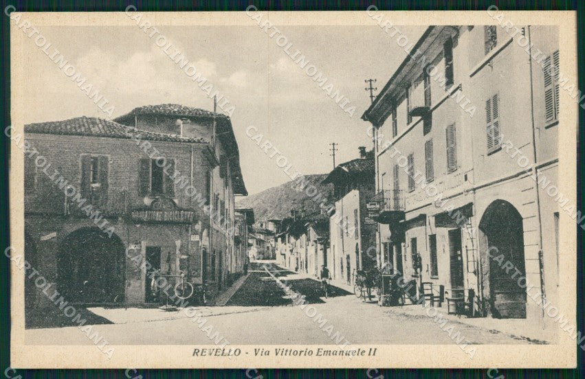 Cuneo Revello Via Vittorio Emanuele II cartolina MT7177 – fronte