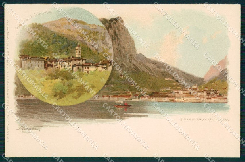 Como Lecco Limonta Meissner & Buch Serie 1032 Prosdocimi postcard MT7415 – fronte