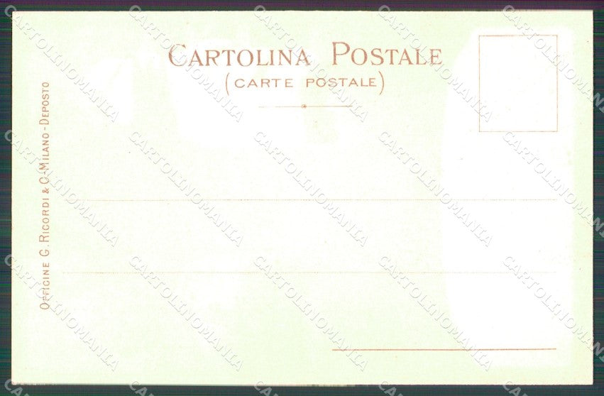 La Spezia Lega Navale Hohenstein Nave Etna Art Nouveau cartolina postcard MT7429 – retro