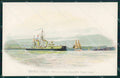 Nave Hydra Greece Caule Art Nouveau cartolina postcard MT7455 – fronte